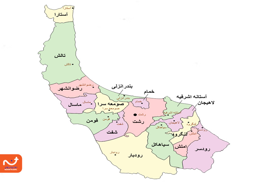 بندر انزلی کجاست روی نقشه