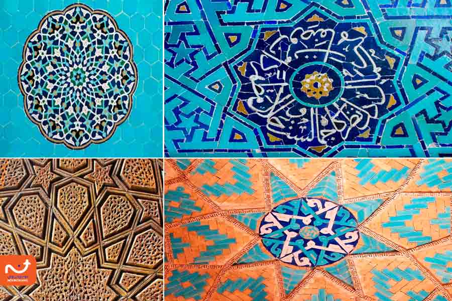 نقوش مسجد جامع یزد