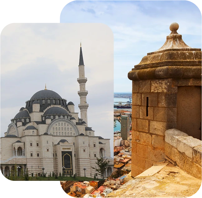 Istanbul airplane ticket illustration