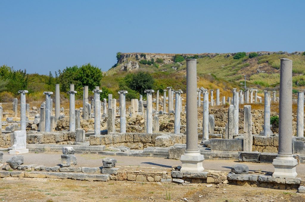شهر باستانی پرگا جاذبه های گردشگری آنتالیا