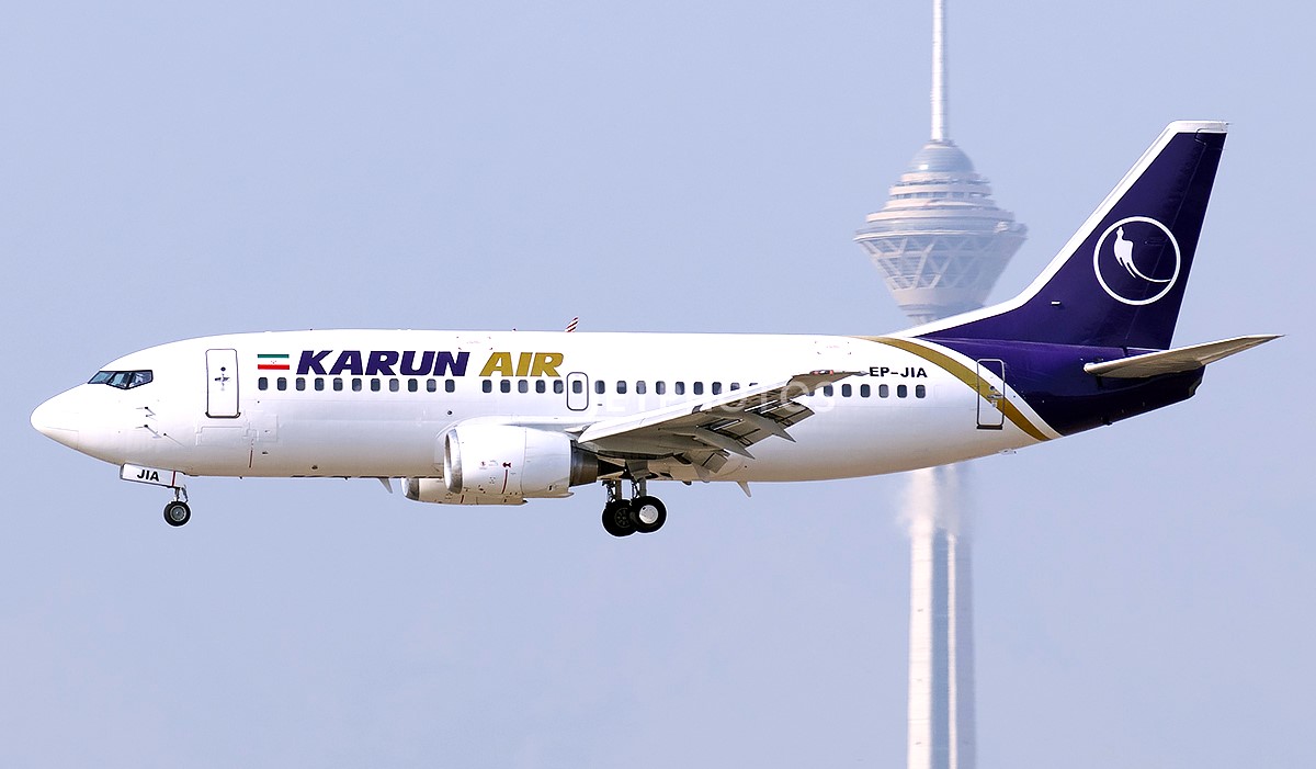 هواپیمایی کارون کارون ایر ایرلاین کارون بلیط هواپیما کارون