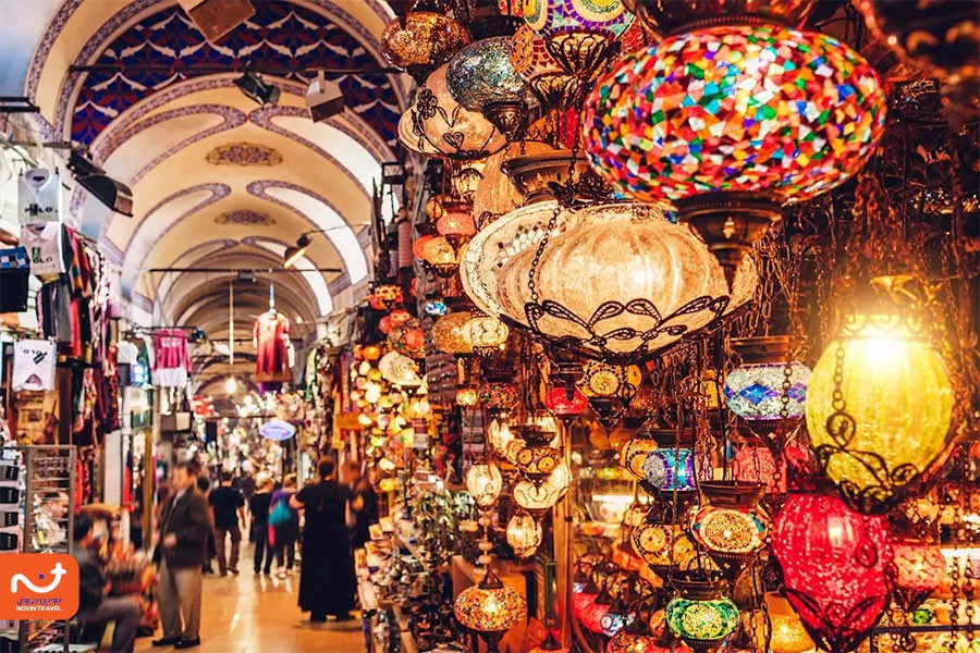 تصاویر بازار بزرگ استانبول؛ یکی از مکان‌های محبوب گردشگران در استانبول، گرند بازار است.