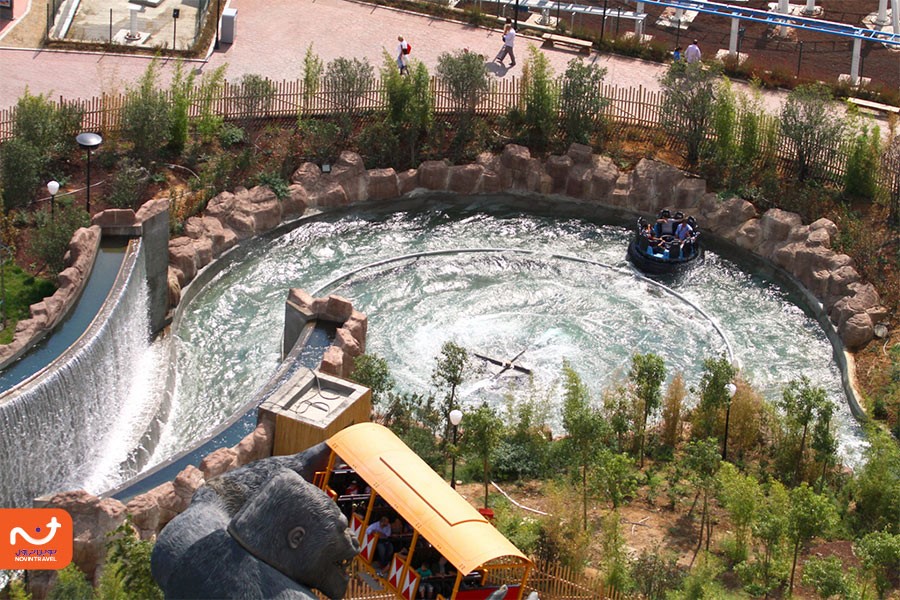  رودخانه وحشی به طول 700 متر یکی دیگر از بخش‌های هیجان‌انگیز پارک ویالند استانبول است
