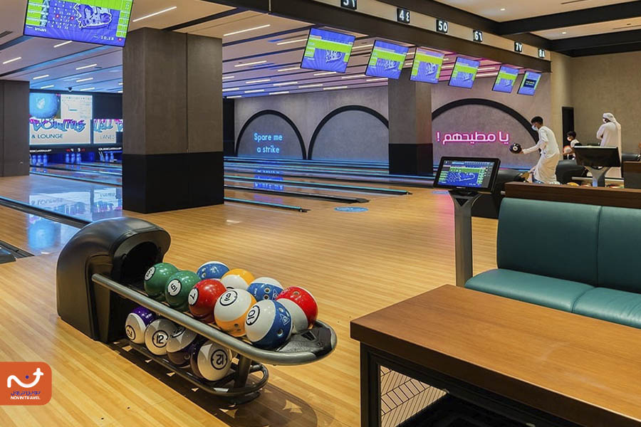 12 سالن بولینگ در امارات مال دبی وجود دارد