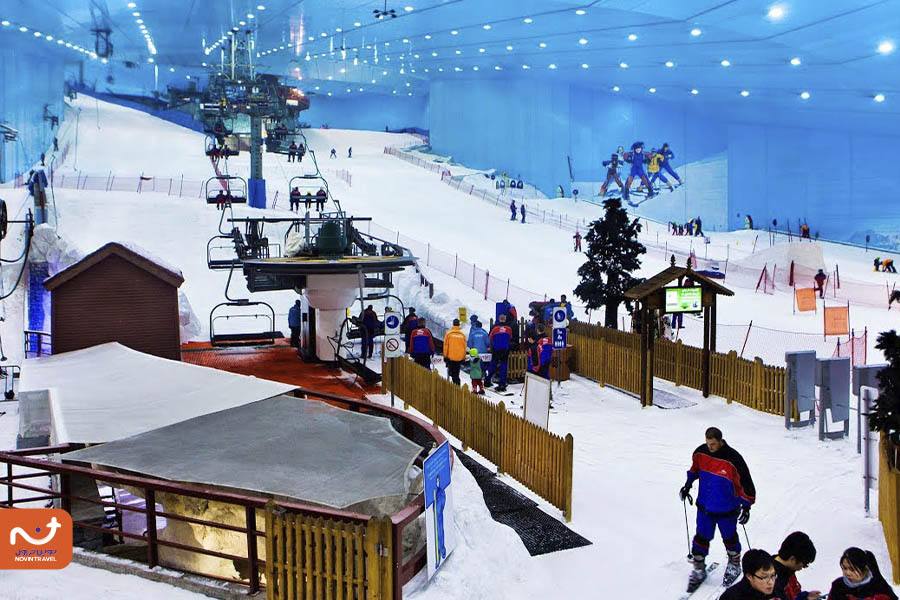  پیست اسکی دبی در امارات مال دبی 