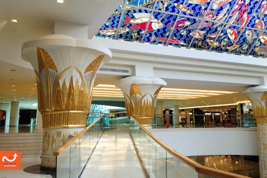 عکسی از نمای داخلی مرکز خرید وافی دبی (WAFI MALL)