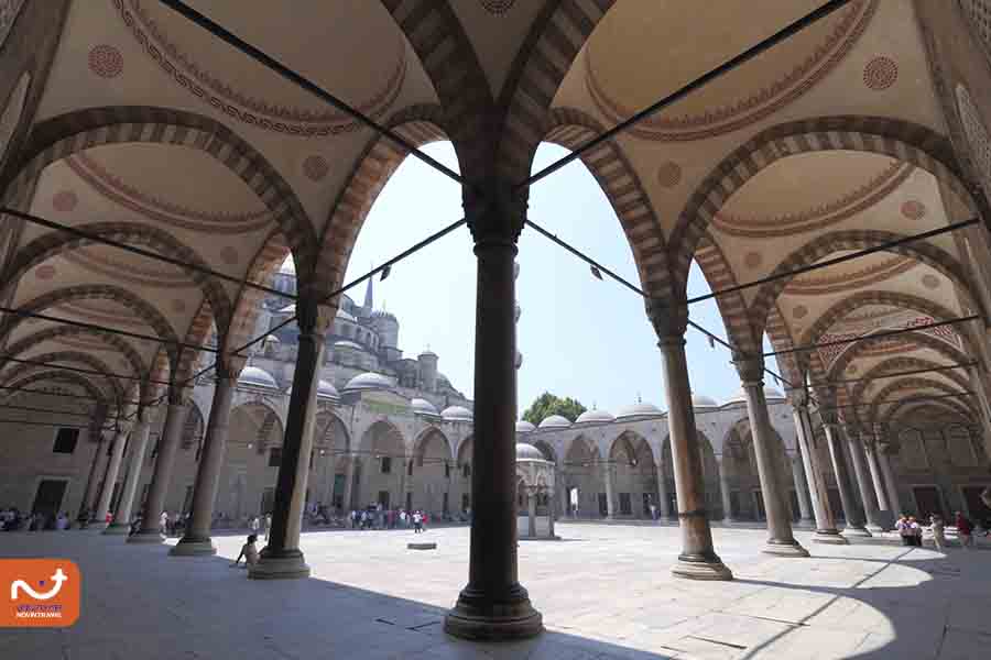 معماری زیبای مسجد سلطان احمد استانبول