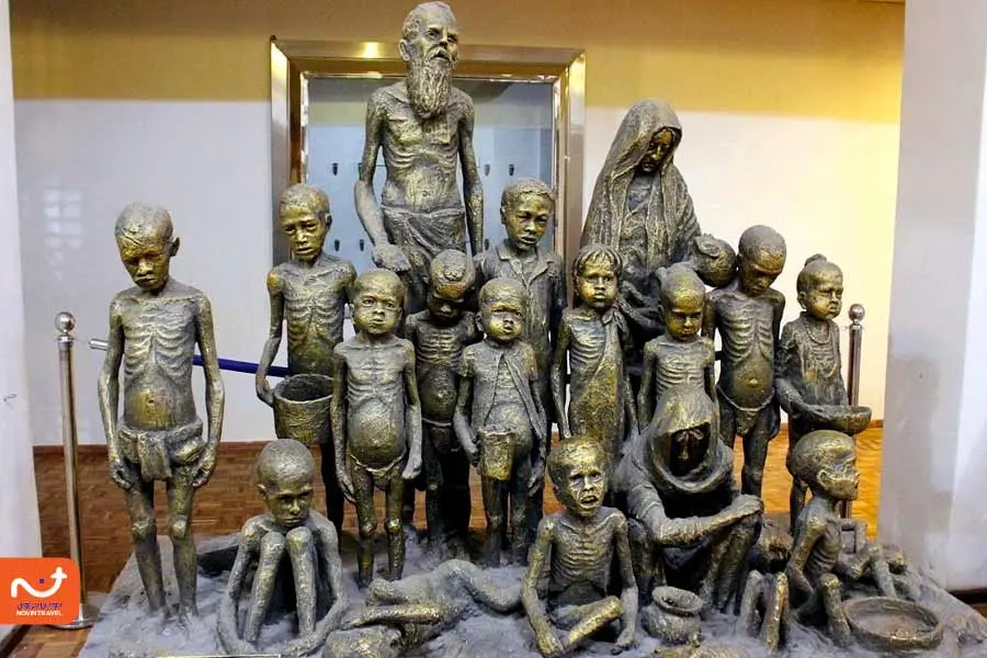 مجسمه های موزه آذربایجان؛ یکی از جاهای دیدنی تبریز