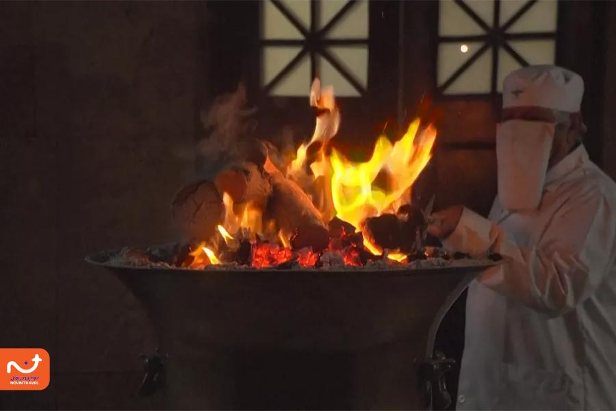 بخش‌های داخلی آتشکده یزد