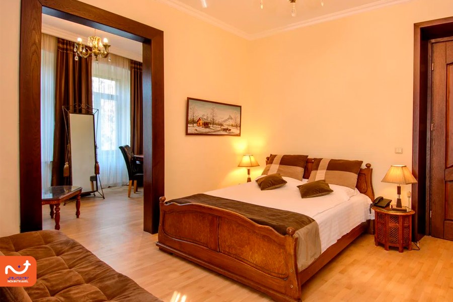 یکی از اتاق های هتل بریتیش هاوس