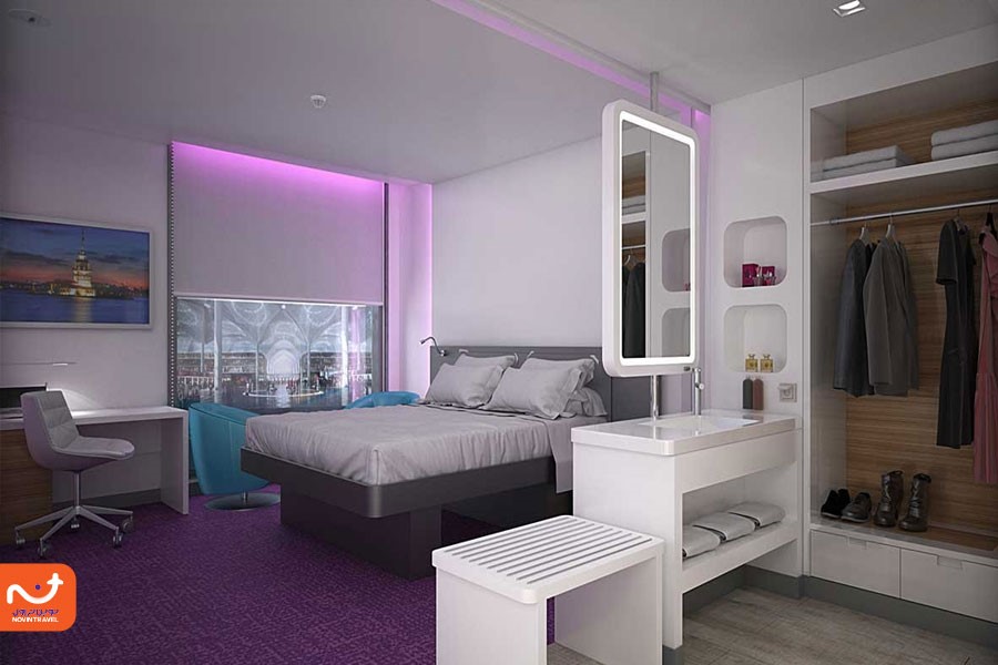 اتاق هتل فرودگاه جدید استانبول