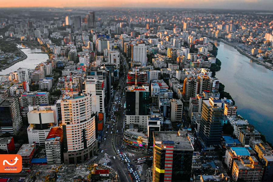 شهر داکا در بنگلادش از پرجمعیت ترین شهرهای دنیا