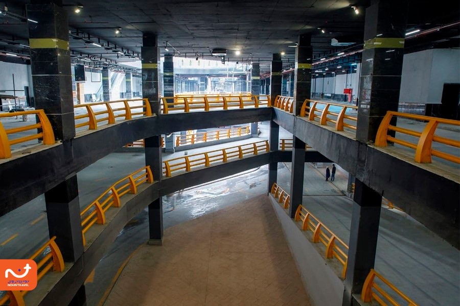 پارکینگ زیرسطحی مدرن پارک ملت مشهد