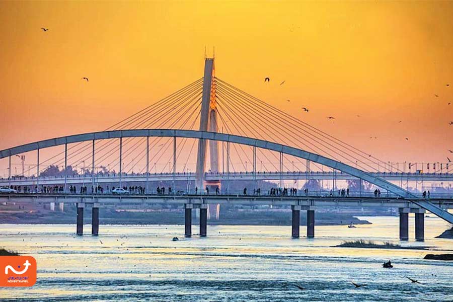 رود کارون از جاهای دیدنی اهواز