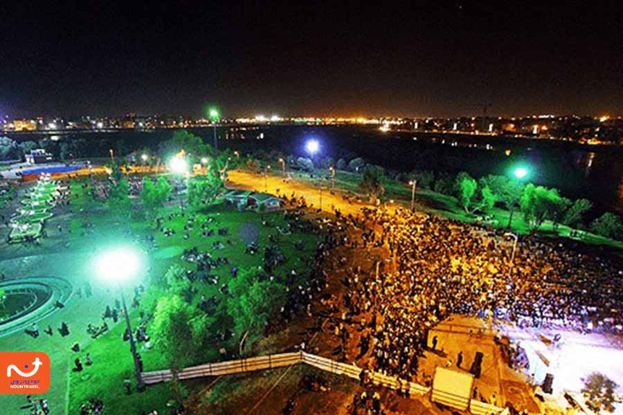 پارک جزیره از جاهای دیدنی اهواز