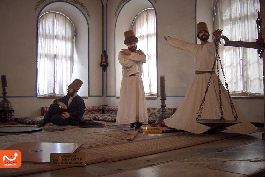 سلول دروایش در آرامگاه مولانا