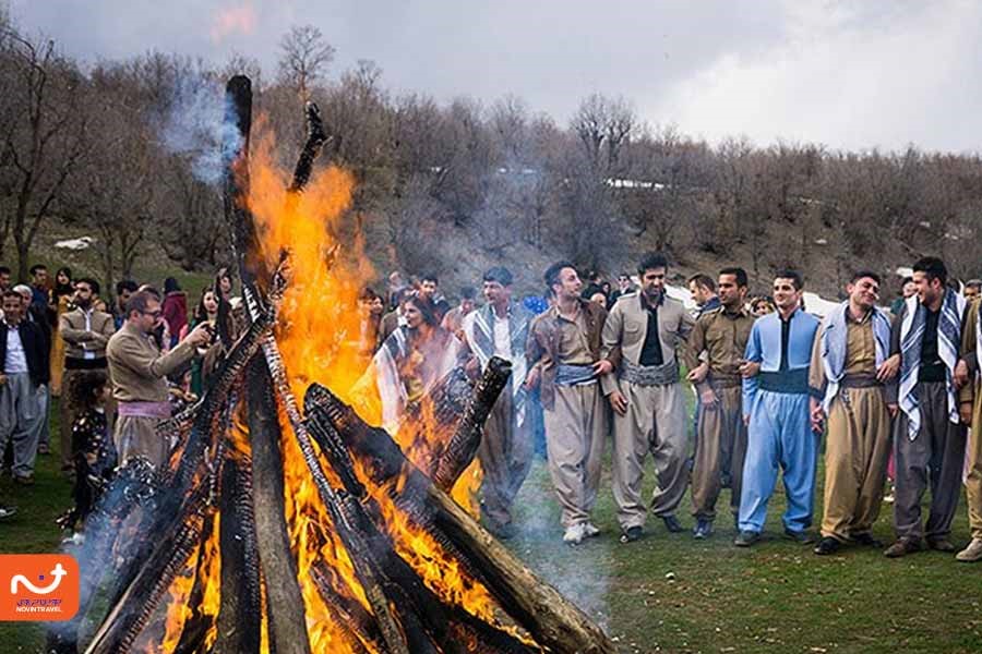 چهارشنبه سوری در کردستان