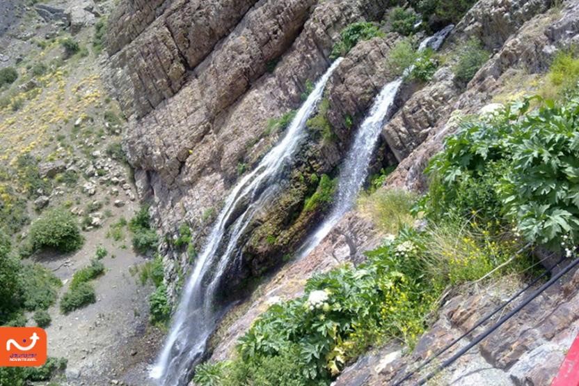 آبشار شیرپلا به آبشار دوقلو معروف شده است.