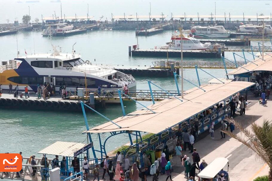 اسکله شهید حقانی، یکی از جاذبه های گردشگری بندرعباس.