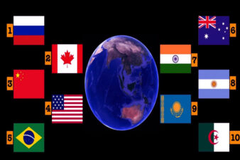 بزرگترین کشورهای جهان