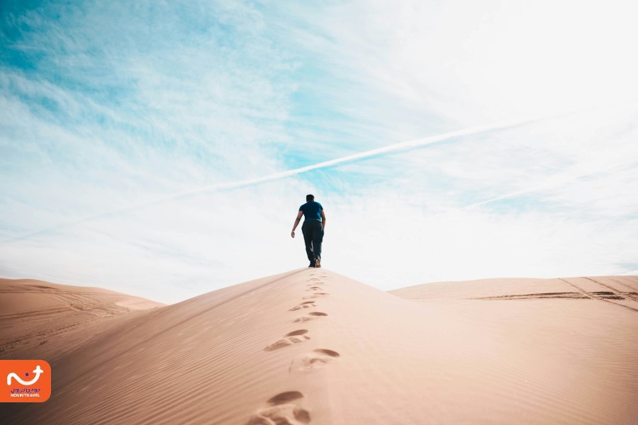 کویر نوردی و پیاده‌روی یکی از تفریحات معمول در کویر مصر است.