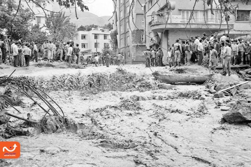 سیل دربند در سال 1366 باعث بوجود آمدن خسارات فراوان در شمال تهران شد.