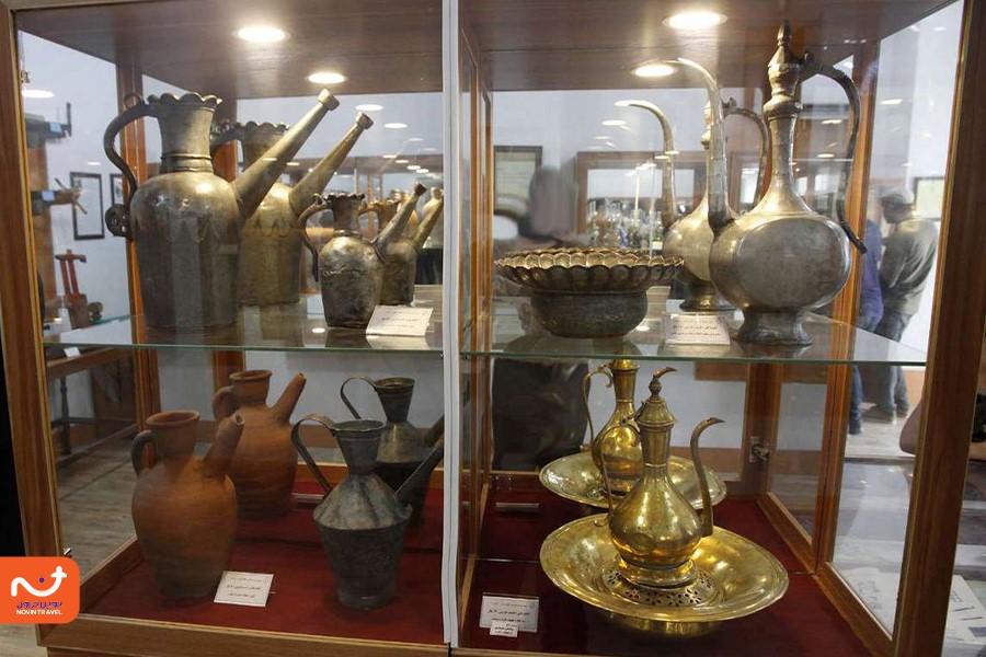 در موزه آوندهای تاریخی ظروف مایعاتی مربوط به تمدن املش و مارلیک از جمله آثار شاخص این موزه بهشمار میآید