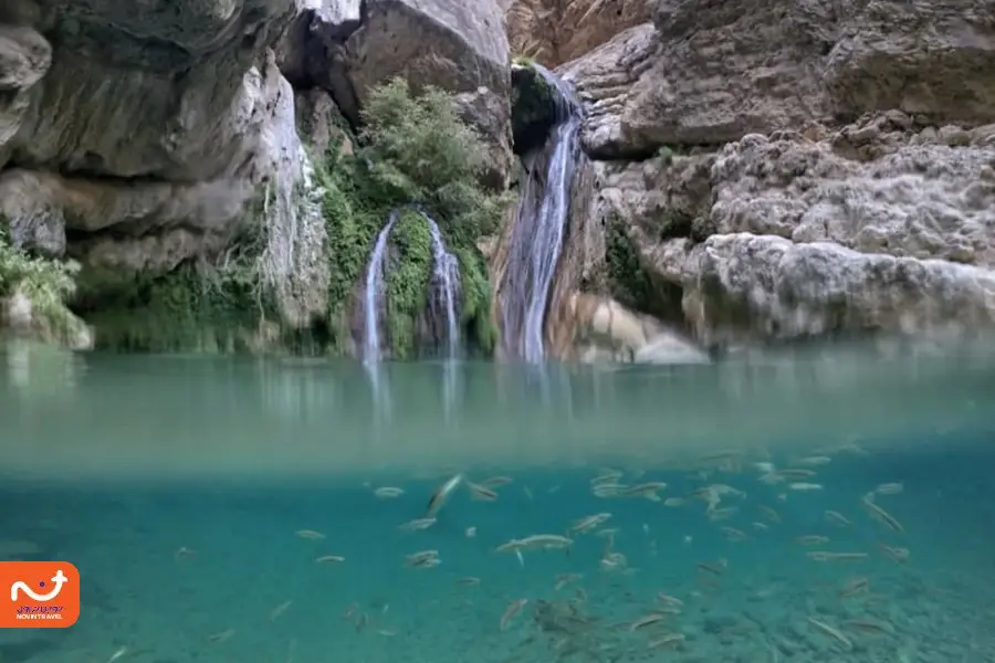 تنگه رغز داراب با بیش از ۱۰۰ حوضچه طبیعی، از شگفتی‌های استان فارس است.