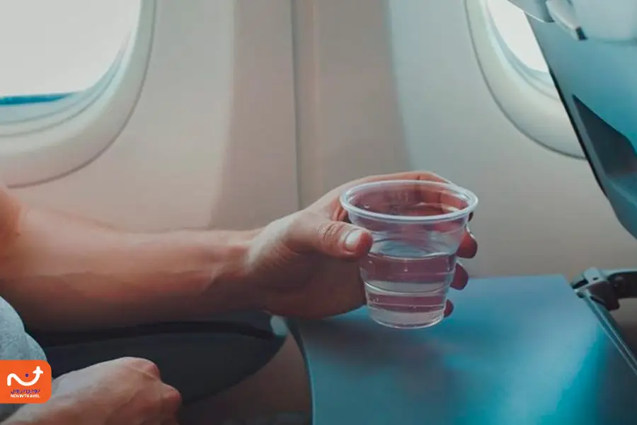 نوشیدن آب؛ برای جلوگیری از عوارض پرواز و کم‌آبی بدن