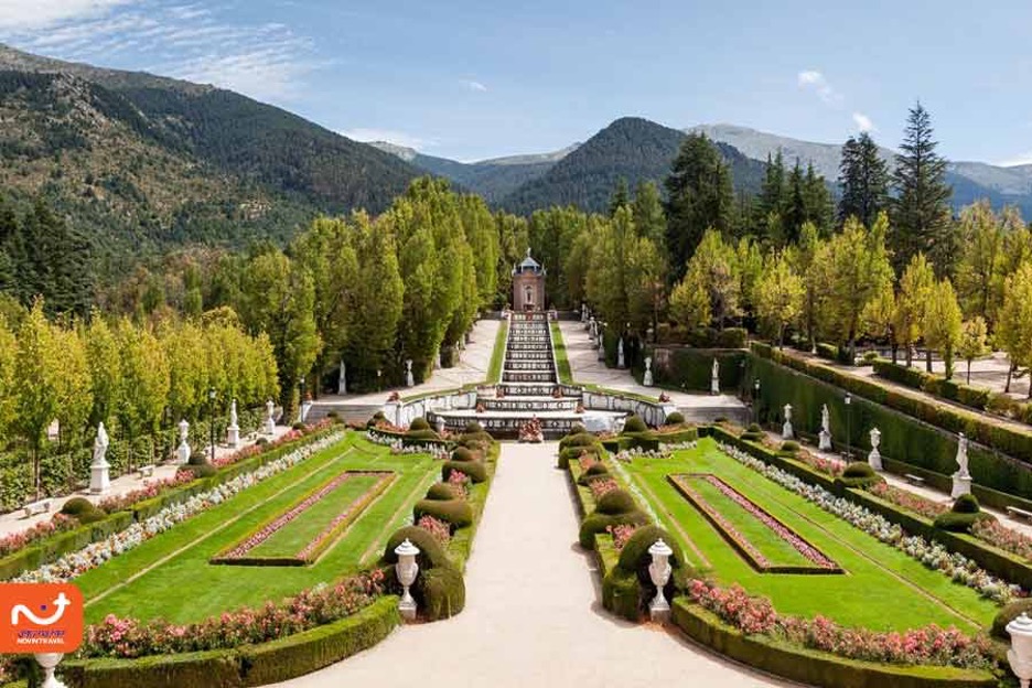 محوطه کاخ زیبای مادرید