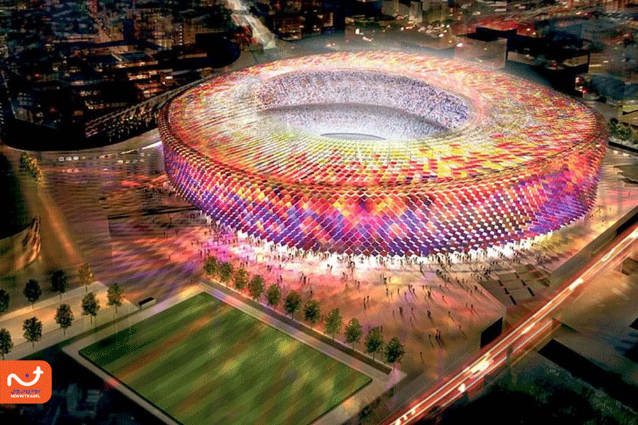 ورزشگاه نیوکمپ بارسلونا اسپانیا