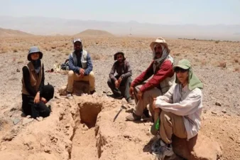 کشف گورستان تاریخی یزد