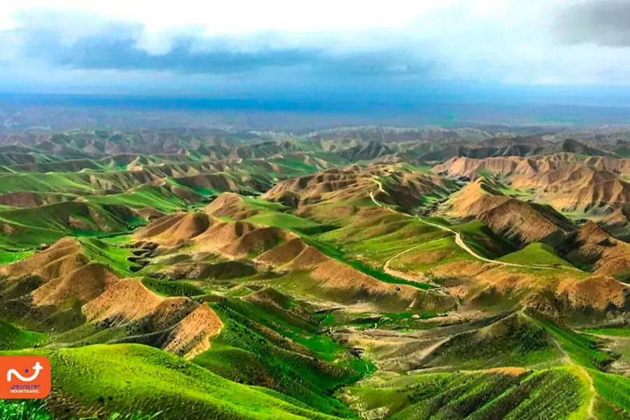 دره هلیل‌گول یکی از جاهای دیدنی ترکمن صحرا.