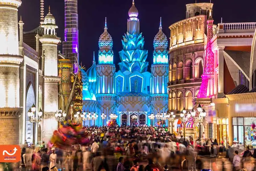 دهکده جهانی در نزدیکی پارک کروکودیل دبی