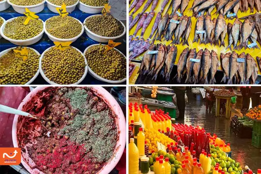 عکس محصولات خوراکی بازار بزرگ رشت