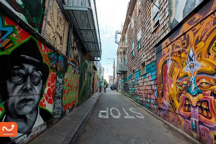 کوچه گرافیتی (Graffiti Alley)؛ از جاهای دیدنی تورنتو