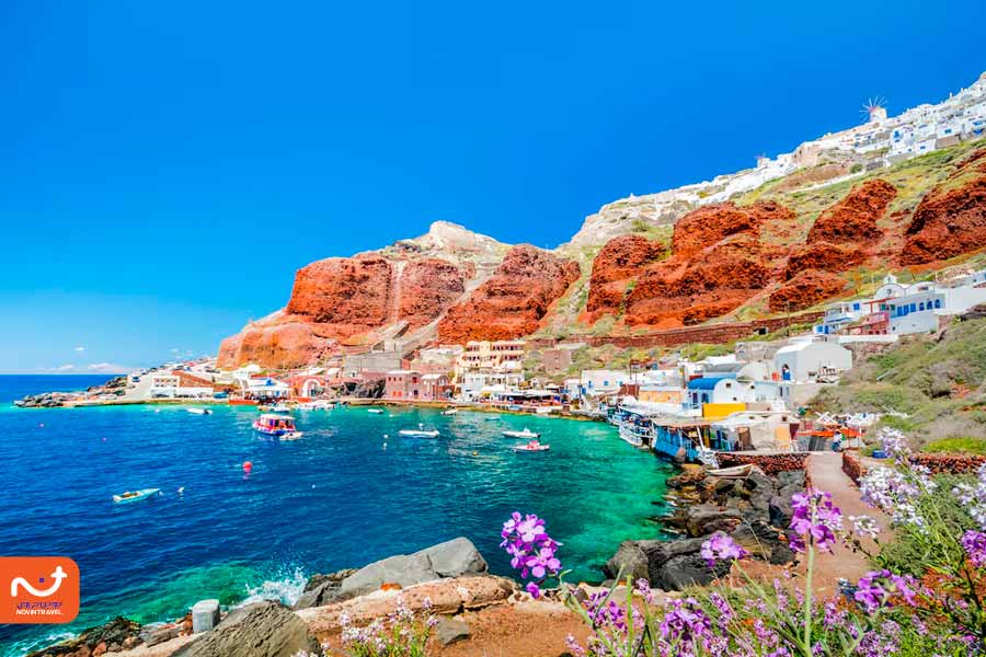 بهترین فصل سفر به سانتورینی از نظر آب و هوا