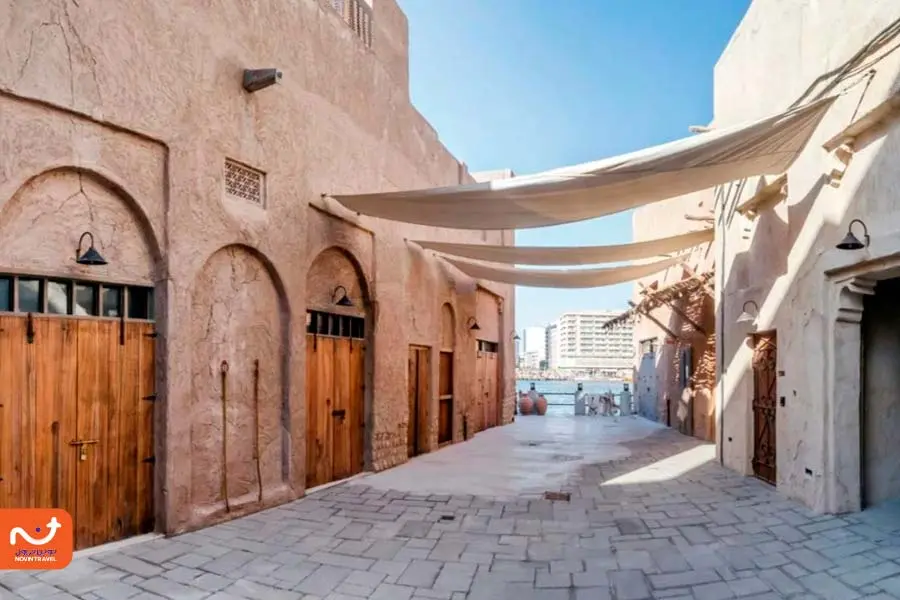 محله تاریخی الفهیدی از جاهای دیدنی دبی نزدیک مترو
